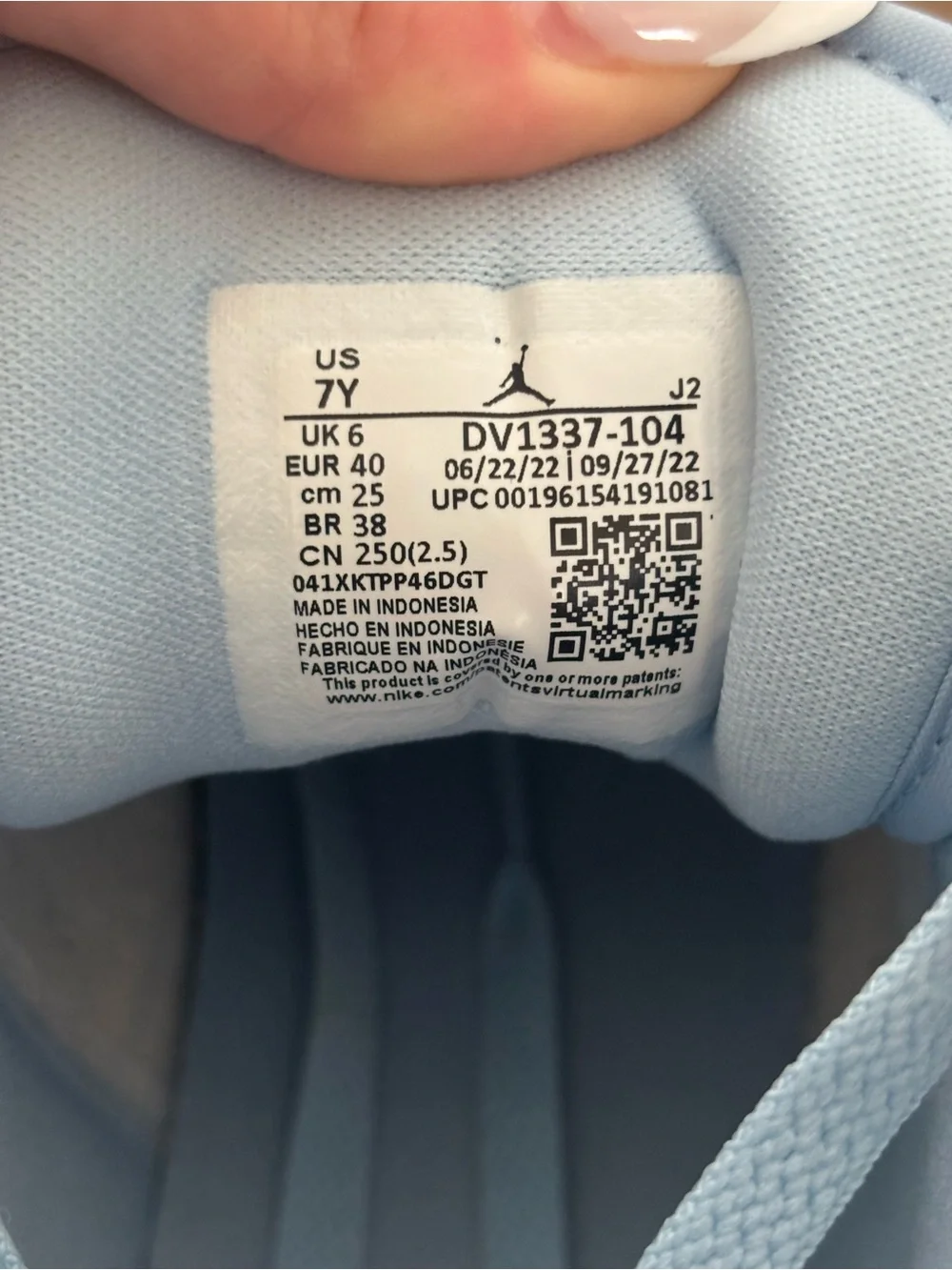 Jordan classic silhouette